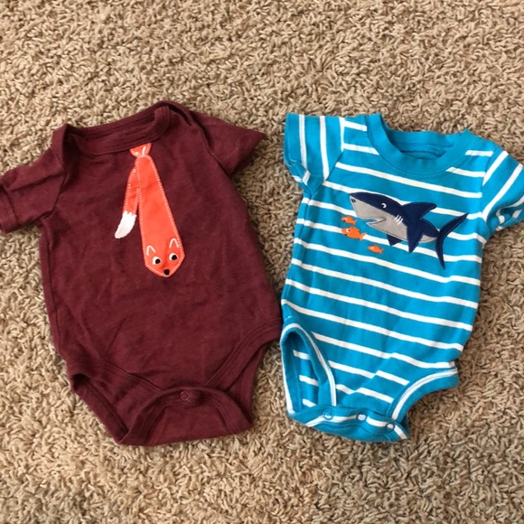 Newborn bundle baby boy onesies short sleeve - Picture 2 of 10